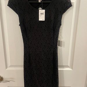 Black lace dress